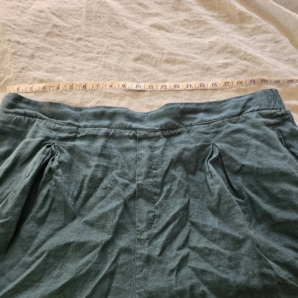 Athleta Playa Linen Wide Leg Crop Pant - Picture 6 of 6